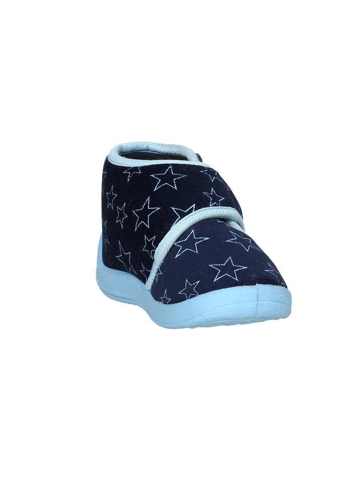 Playshoes Hausschuh Pastell in Marine günstig kaufen