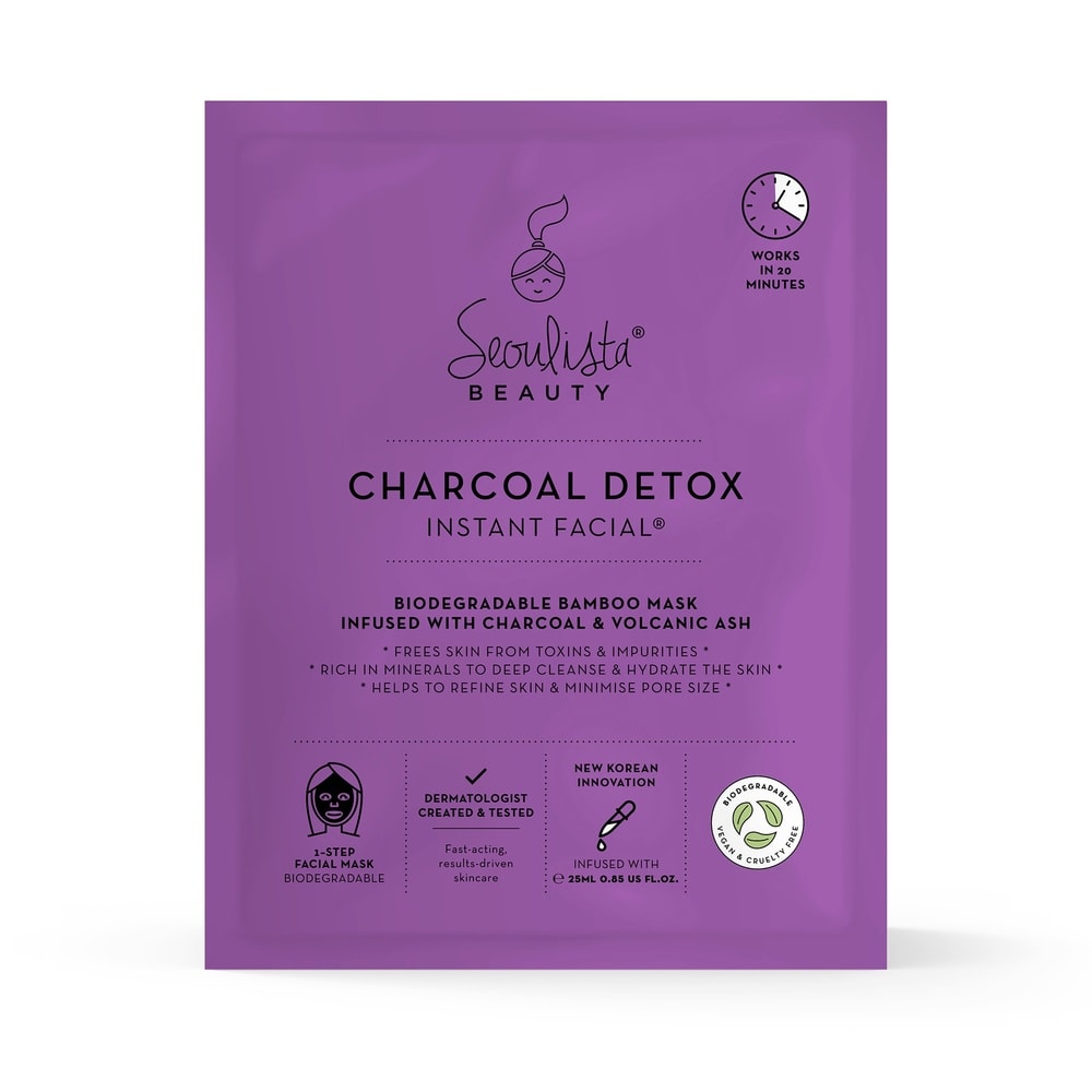 seoulista beauty Seoulista Beauty Charcoal Detox InstantFacial Masque Visage