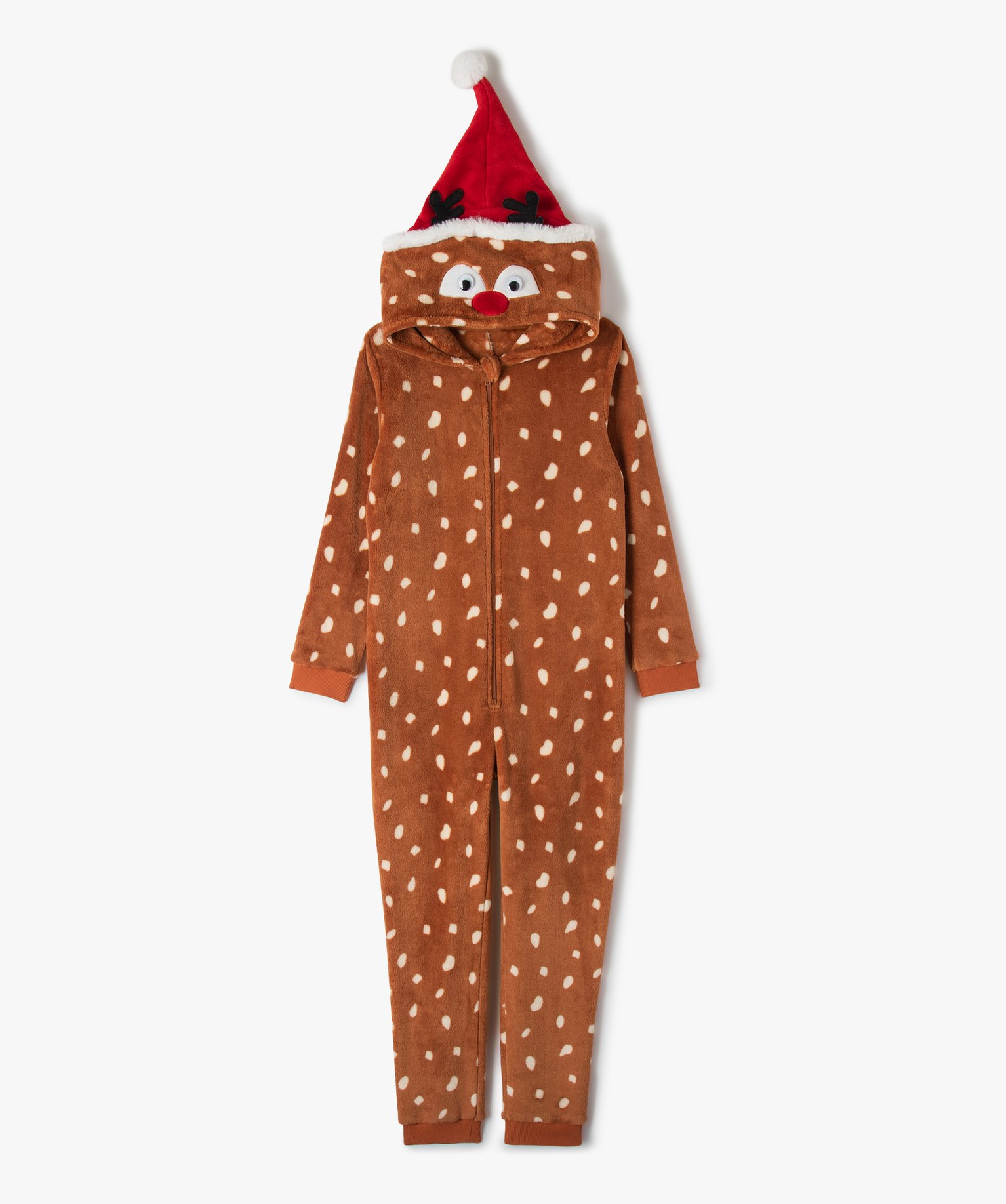 Combinaison pyjama enfant renne de Nol imprime | GEMO