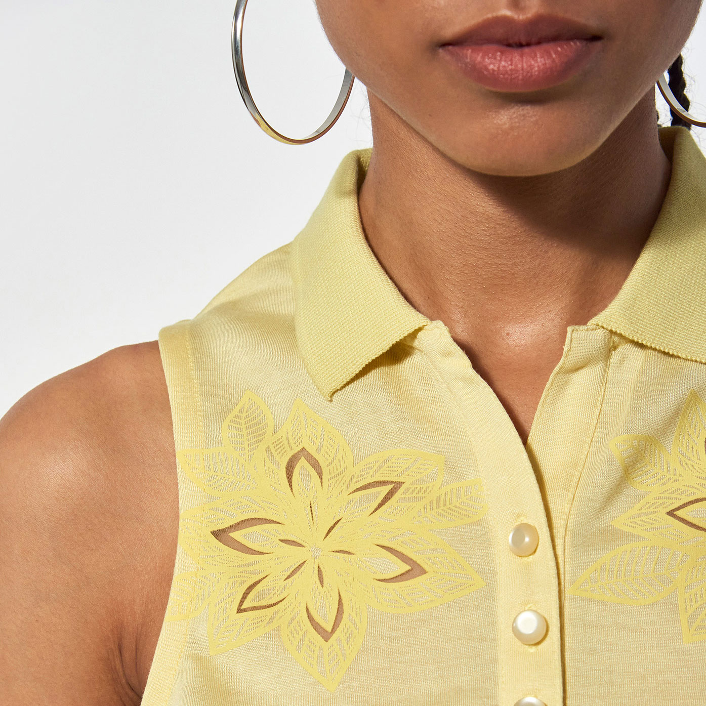 PAXI  Polo jaune régular Femme