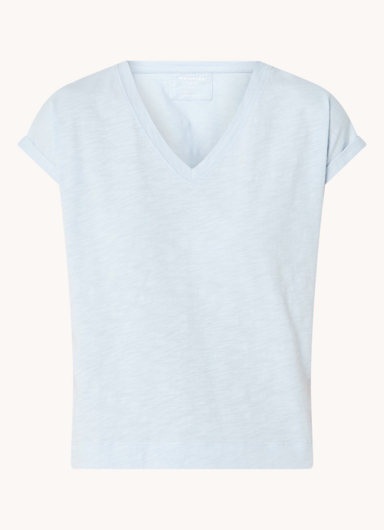 Tricou cu guler în V Whistles Willa