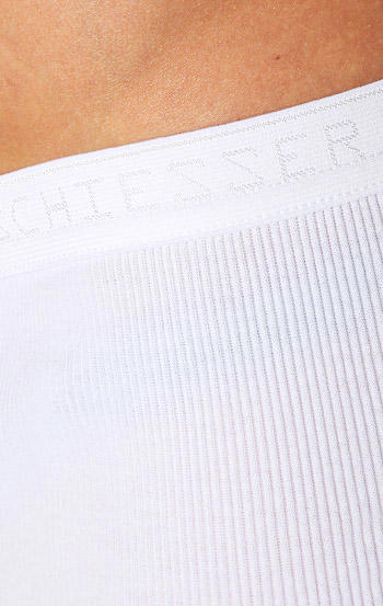 Schiesser, Lange Unterhose, Ägyptische Baumwolle, weiß