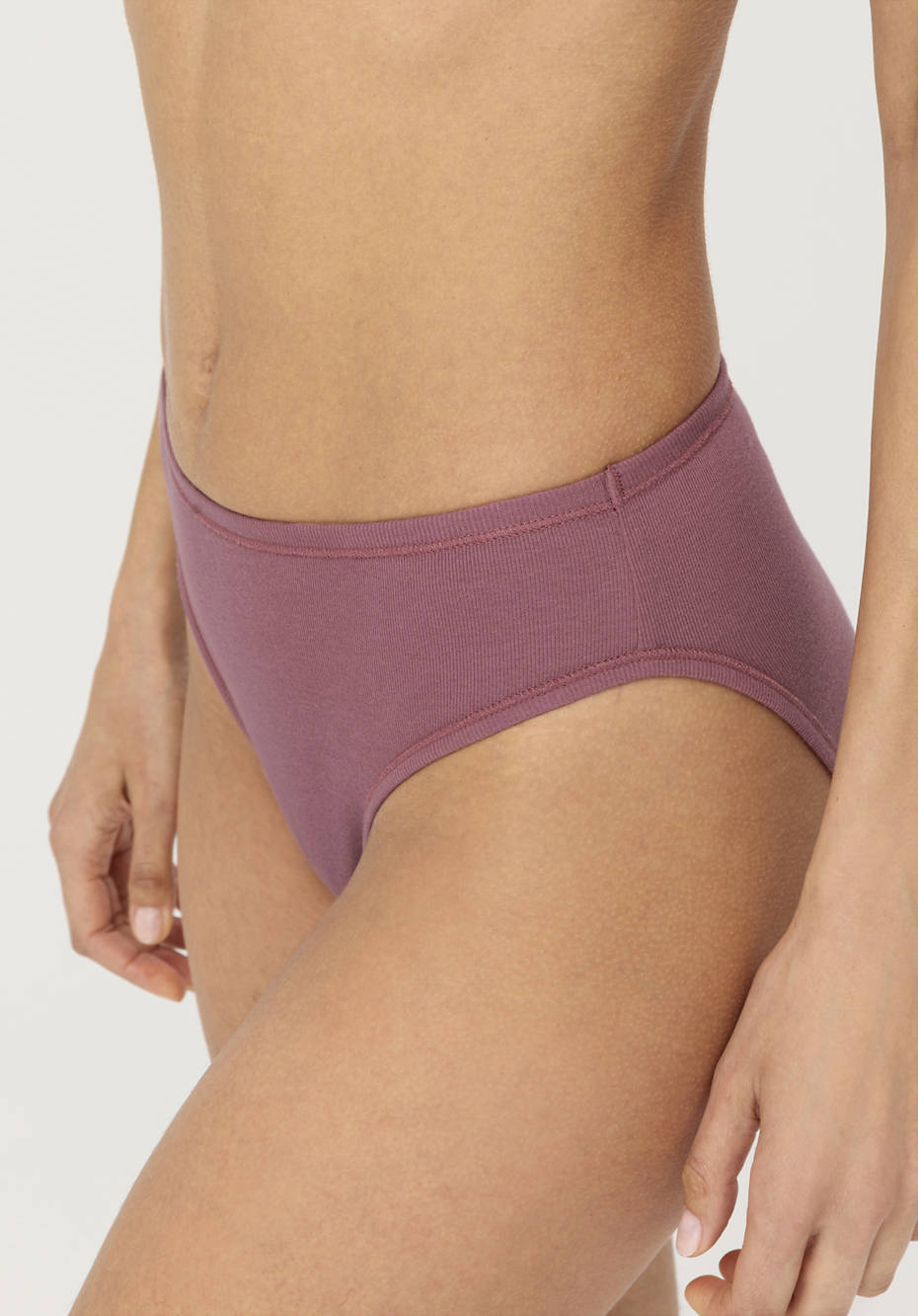 Slip high waist im 2er-Pack aus reiner Bio-Baumwolle