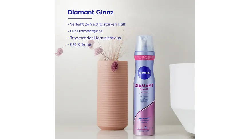 NIVEA Diamant Glanz Haarspray Extra Stark 250 ml