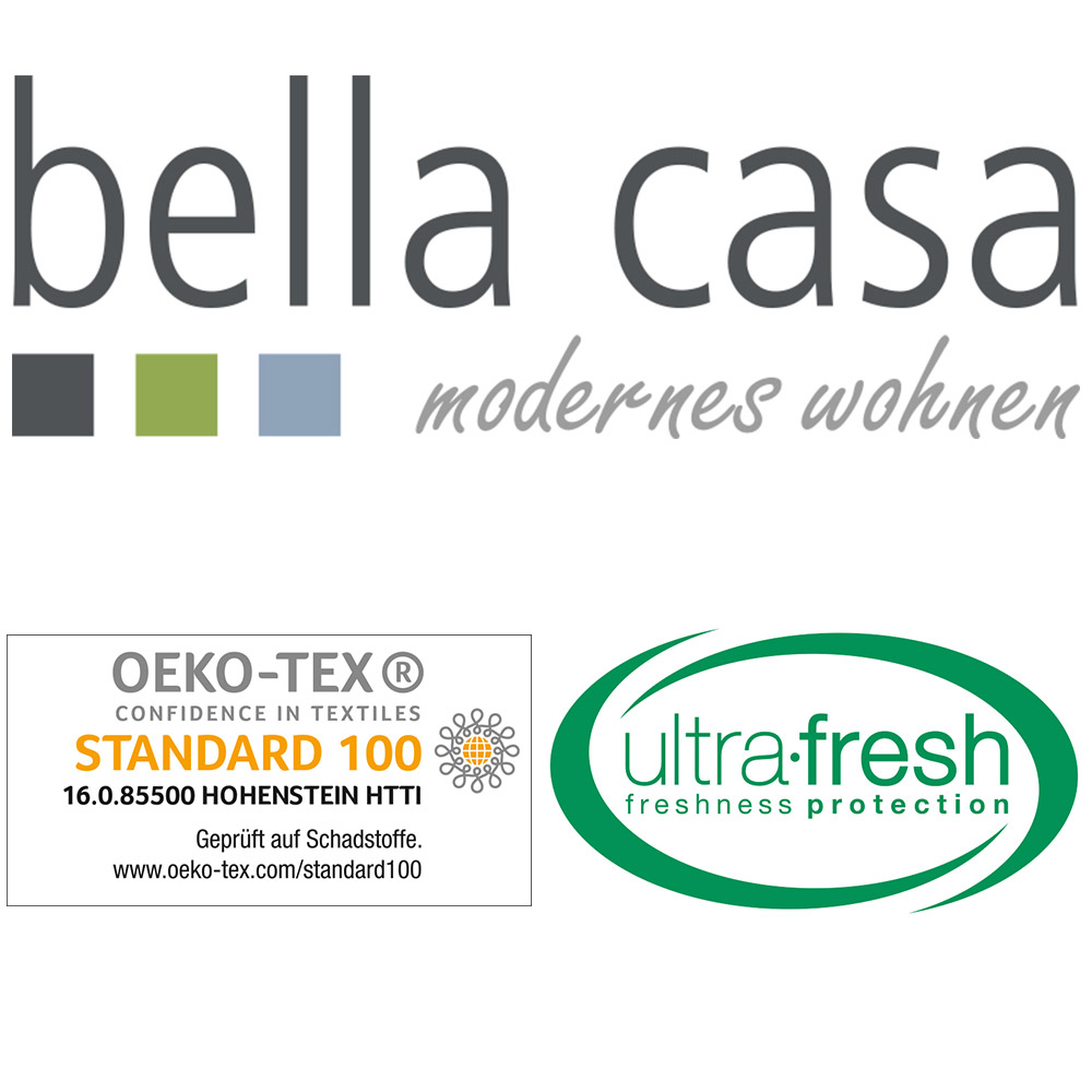 Bella Casa Strand-/Liegenmatratze - Palmenblätter Grün