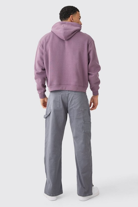 Kastiger Oversize Hoodie mit Official Ketten-Naht