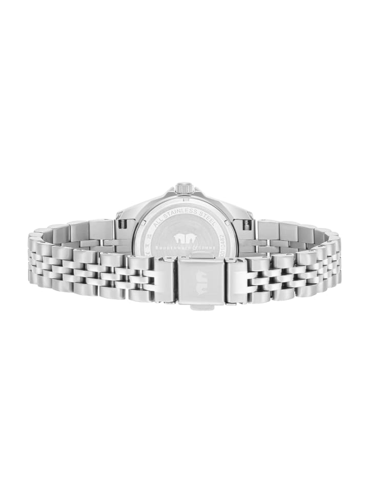 Rhodenwald & Söhne Damen Quarzuhr silber Edelstahl silber in silber günstig kaufen 22 cm