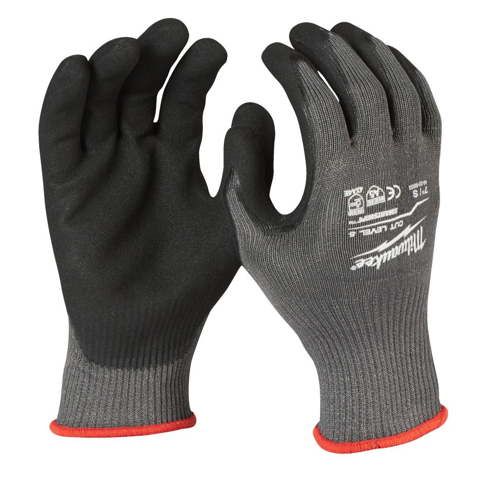 Accessoires Milwaukee 4932479718 Gants de travail trempés, classe de protection contre les coupures 5/E - 7/S - 1 paire