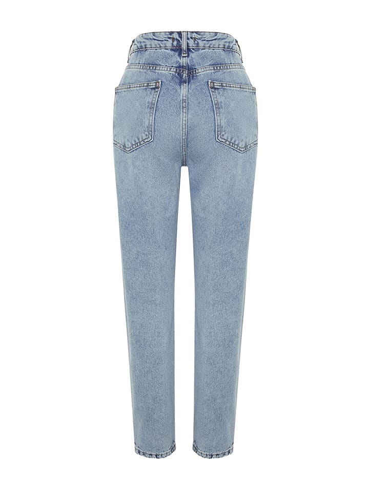 trendyol Jeans - Tapered fit - in Hellblau günstig kaufen