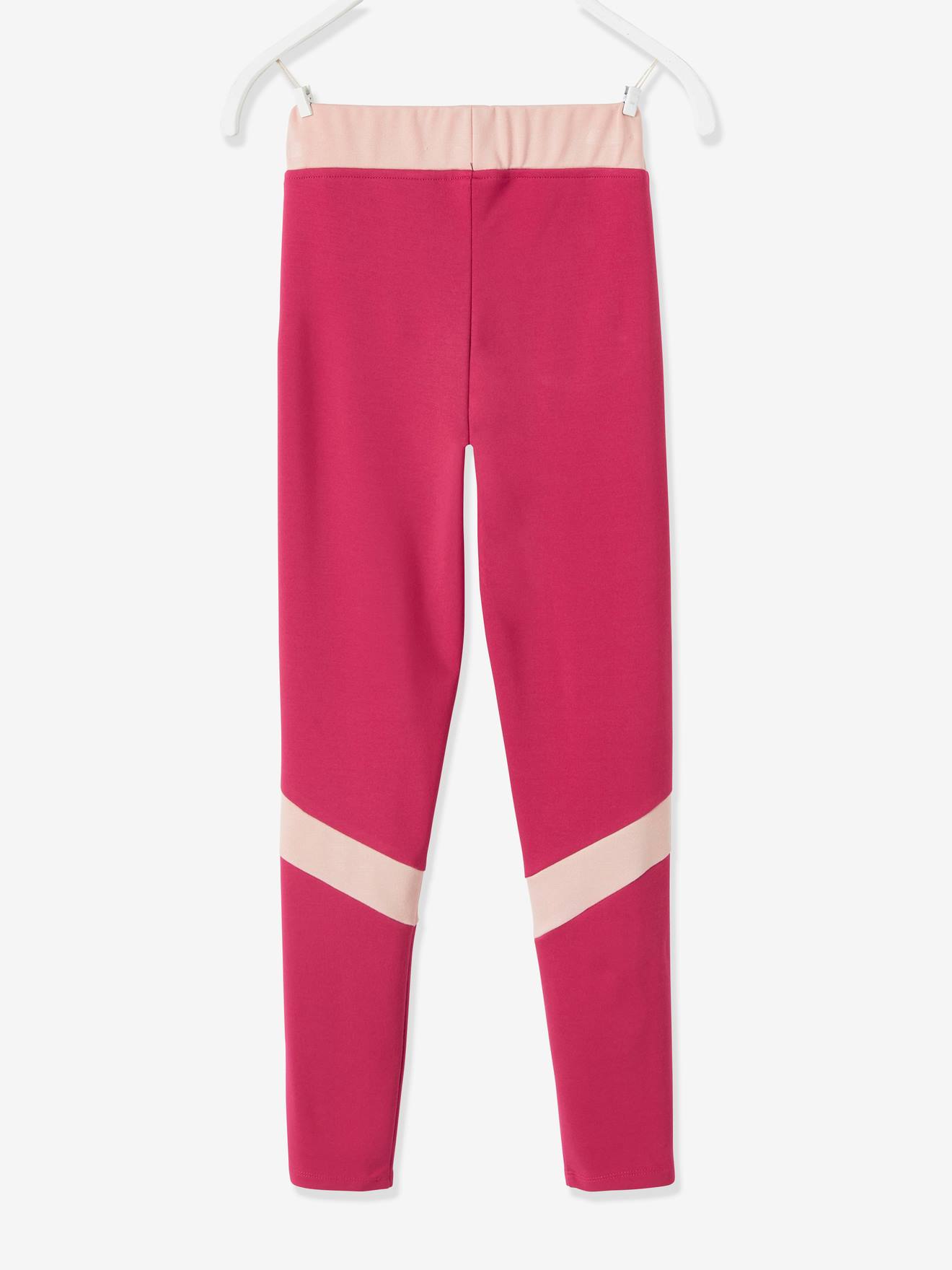 Legging de sport technique fille framboise