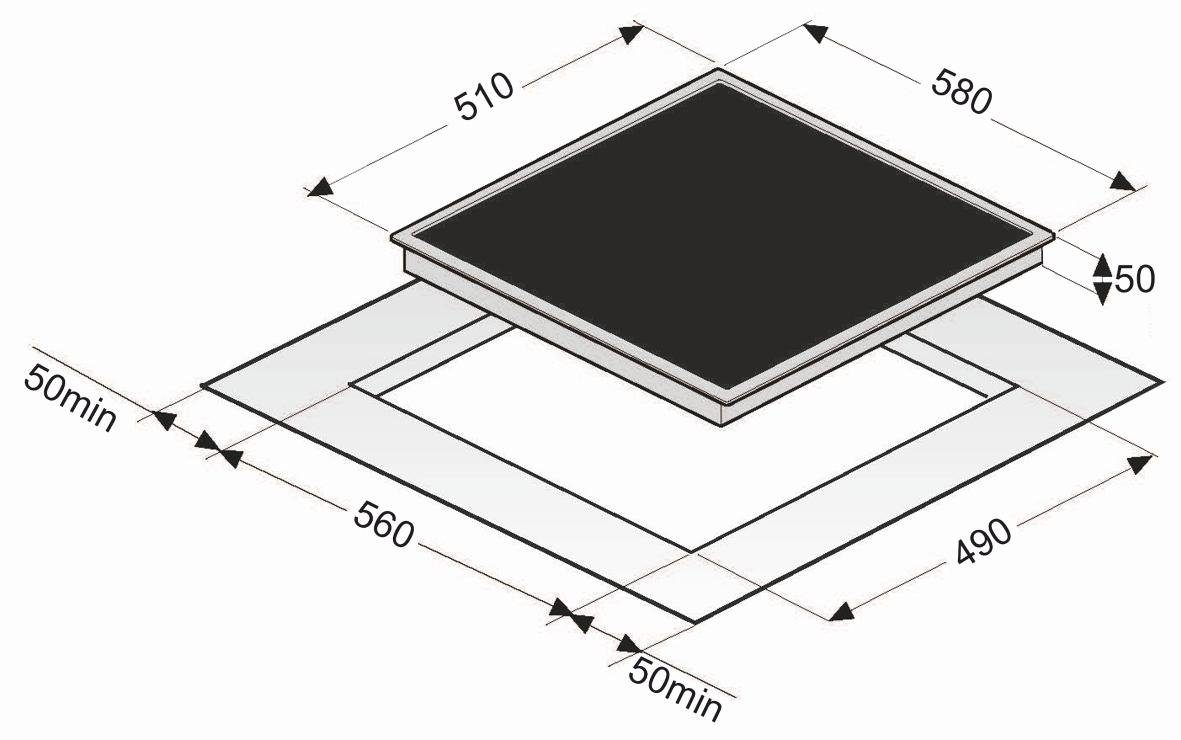 exquisit Elektro-Kochfeld EKC 601-2.1, mit automatischer Abschaltung