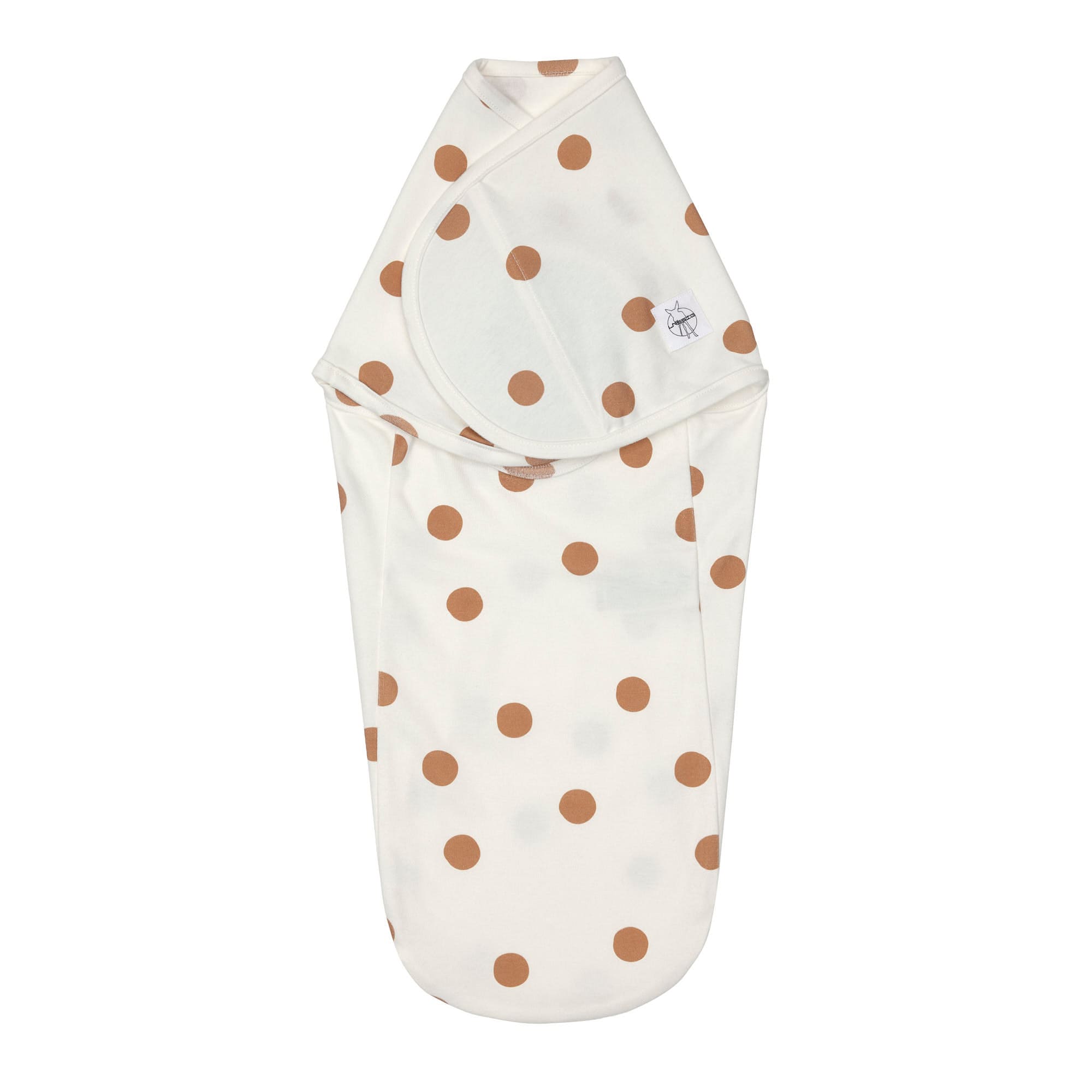 Pucksack - Bio Baumwolle, Big Dots Milky, Weiß