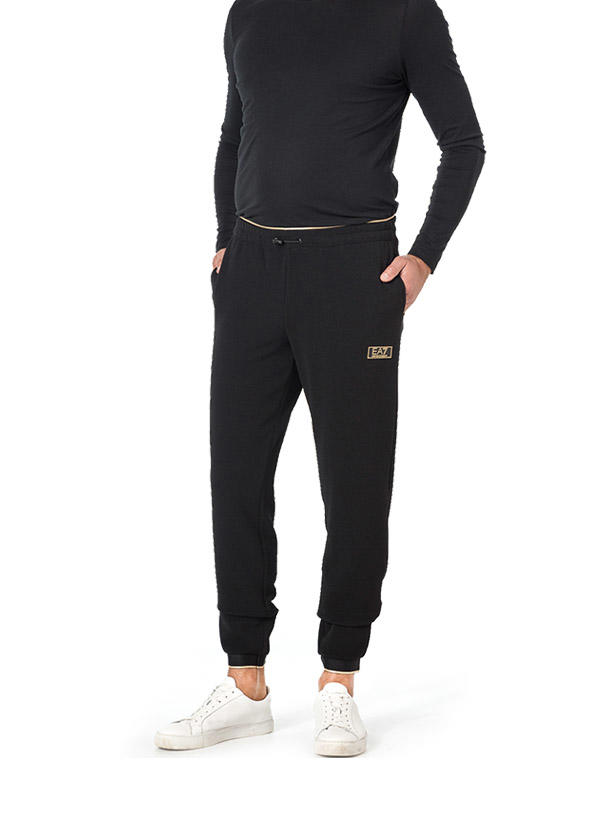 EA7, Jogpants, Mikrofaser, schwarz