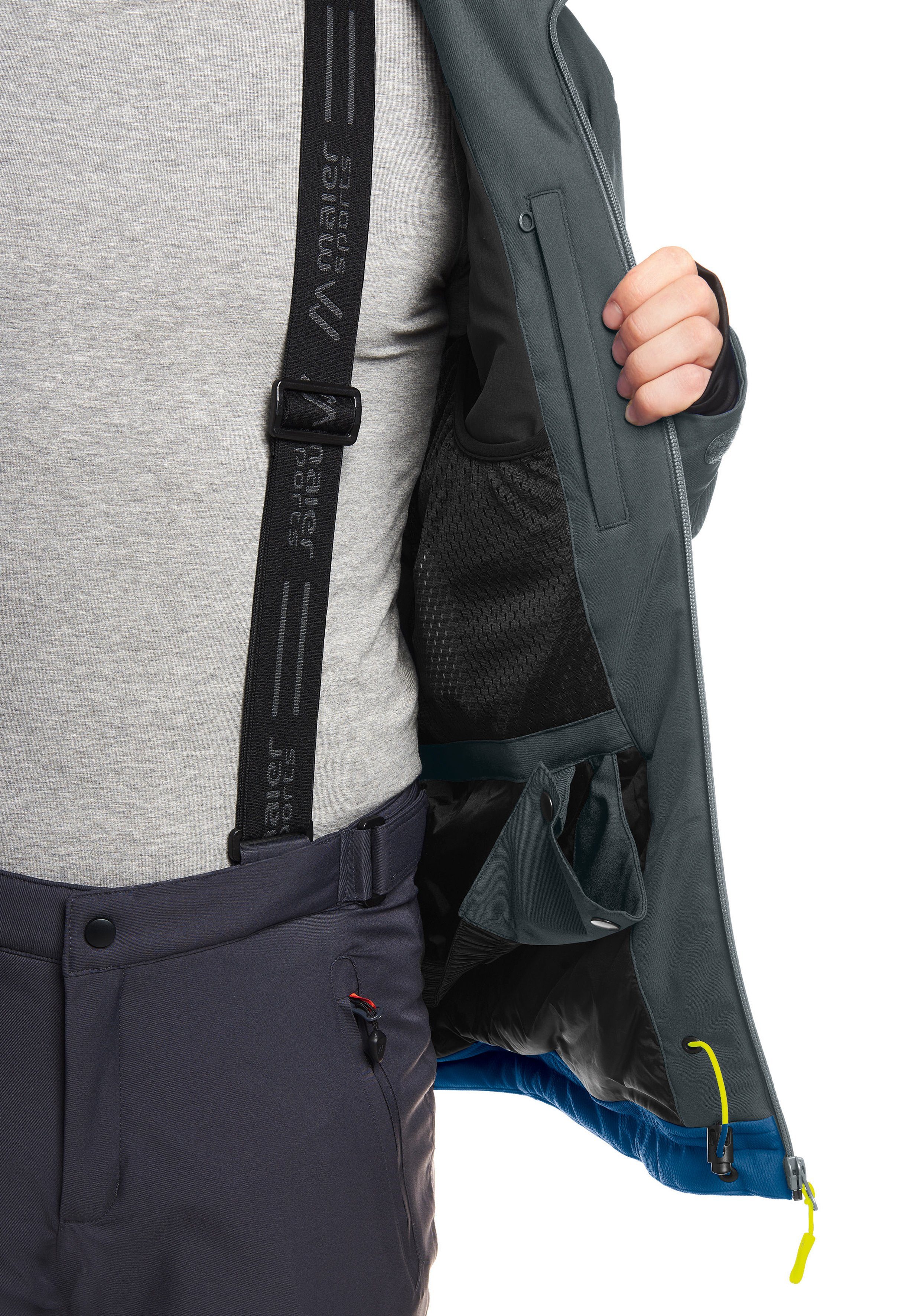 Maier Sports Skijacke Fast Motion M Warme Skijacke im sportlichen Look für schnelle Abfahrten