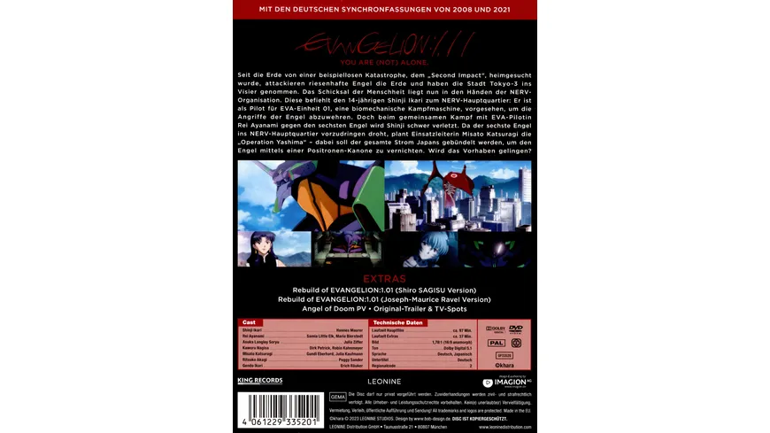 Evangelion: 1.11 - You are (not) alone