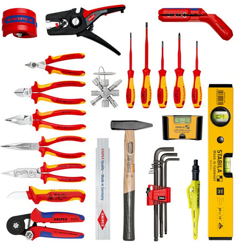 Knipex 00 21 33 E Robust26 Move Elekto kofer za alat 22-dijelni