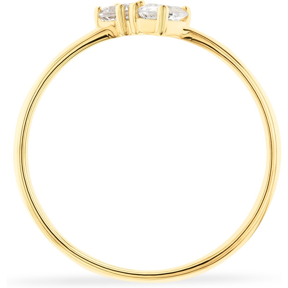 FAVS Bague pour femme 375 Or jaune or jaune Bague