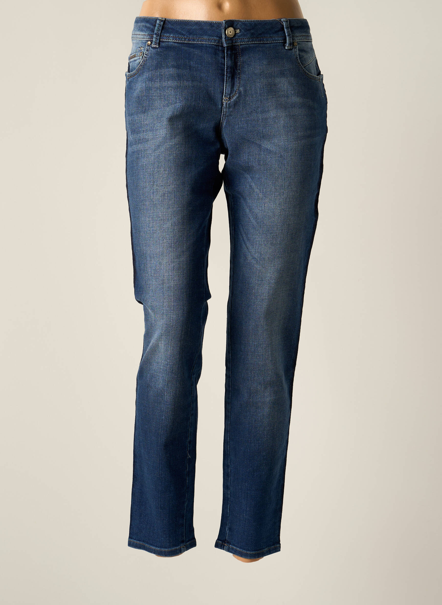 Betty   Co Jeans Coupe Slim Femme couleur bleu