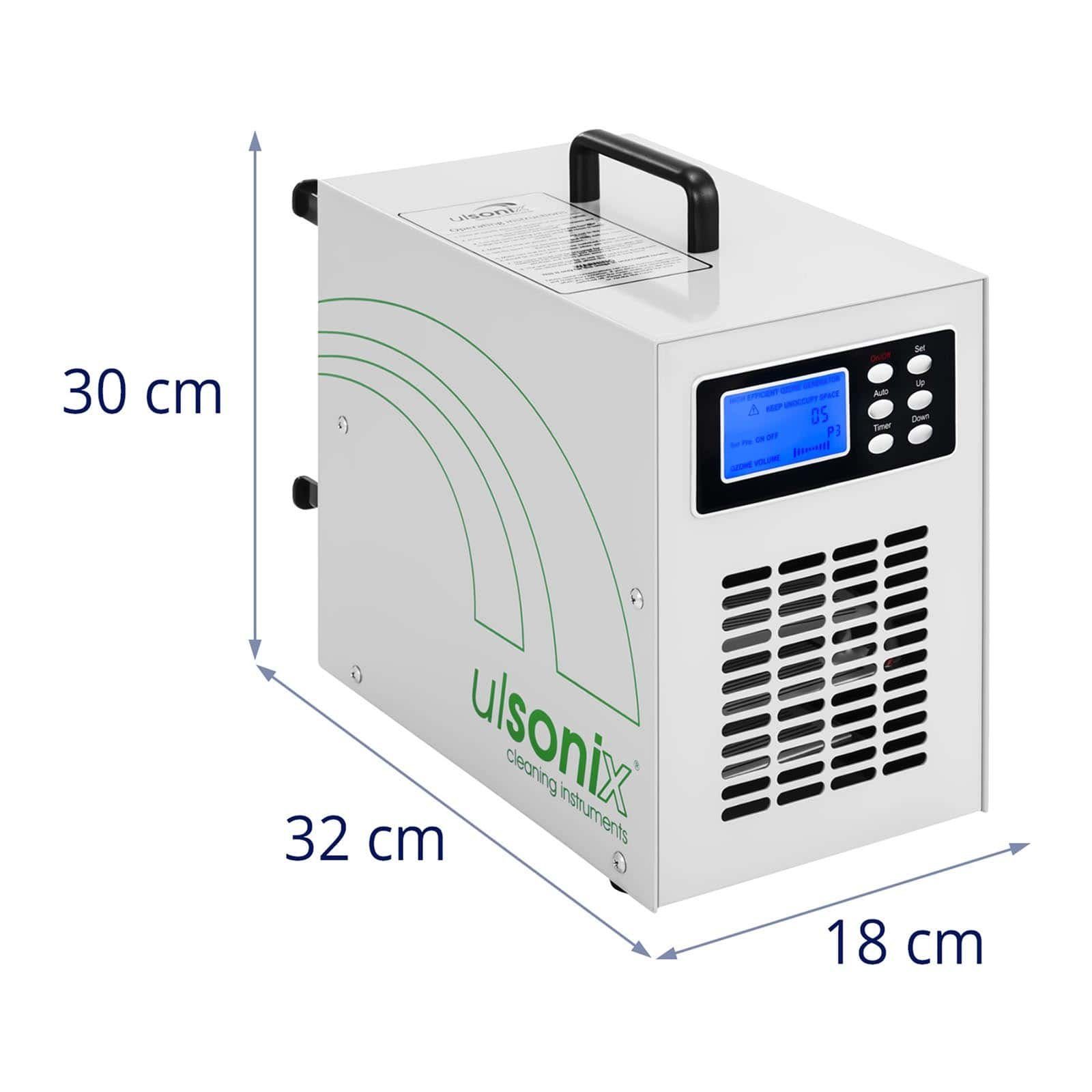 Ulsonix Luftreiniger Ozongenerator Ozonisator Luftreiniger Ozongerät Ozon 5G Ozon 65W Timer