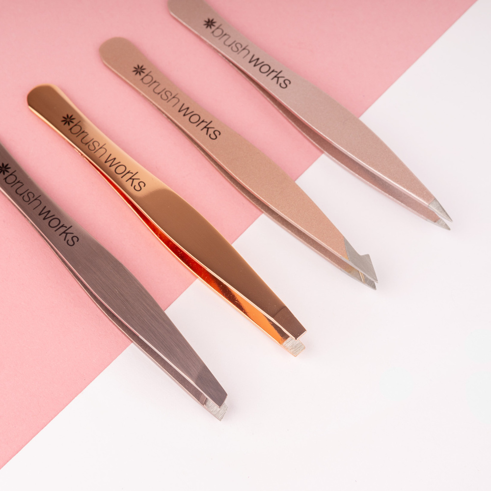 Brushworks Set de pinces à epiler Accessoire beauté