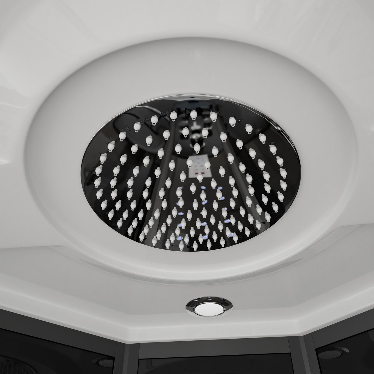 Home Deluxe Design-Duschkabine BLACK PEARL - ca. 90 x 90 x 220cm