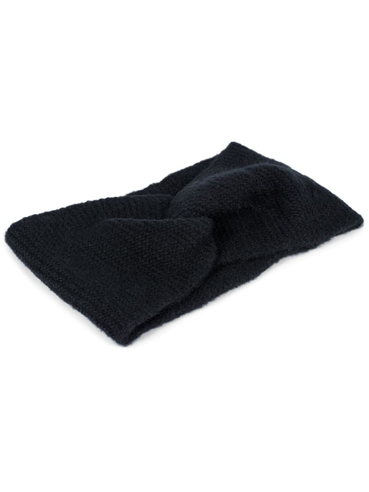 styleBREAKER Feinstrick Stirnband in Schwarz günstig kaufen onesize