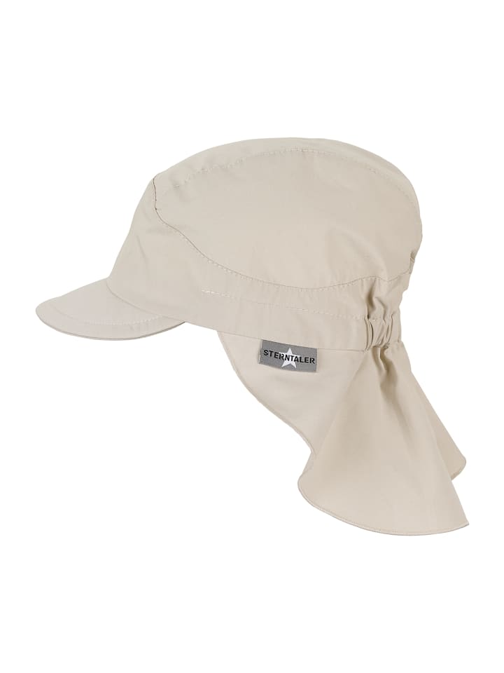 Sterntaler Schirmmütze mit Nackenschutz Basic in beige günstig kaufen