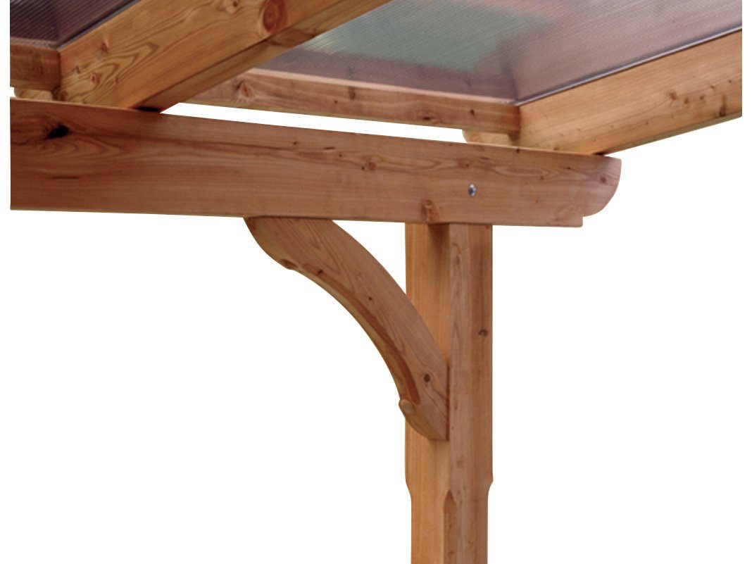 Skanholz Terrassendach Rimini, BxT: 434x250 cm, Bedachung Doppelstegplatten, 434 cm Breite, verschiedene Tiefen