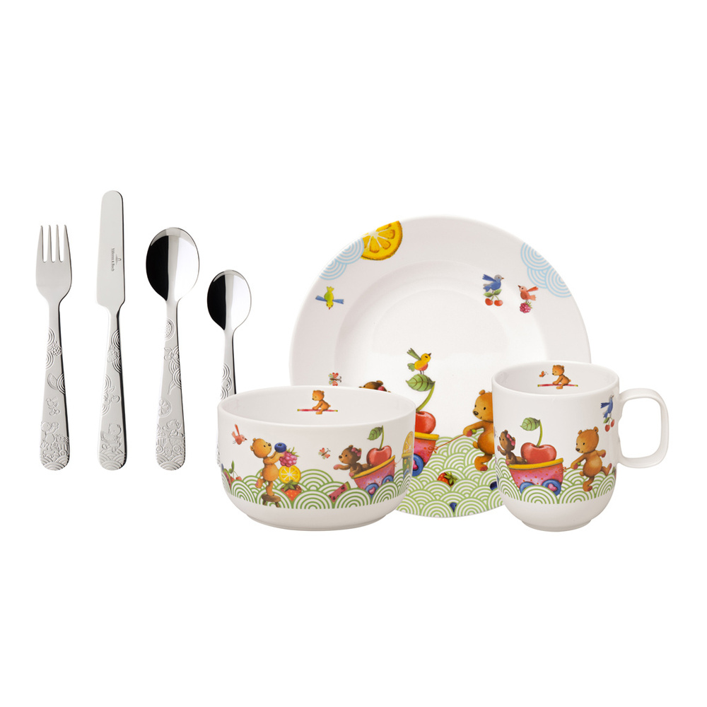 Villeroy & Boch Set 7pcs EF Hungry as a Bear Vaisselle pour enfant