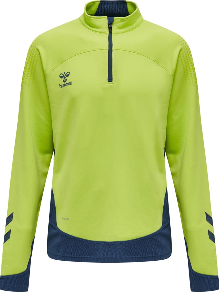Hummel Hummel Halbreißverschluss Sweatshirt Hmllead Herren in LIME PUNCH günstig kaufen