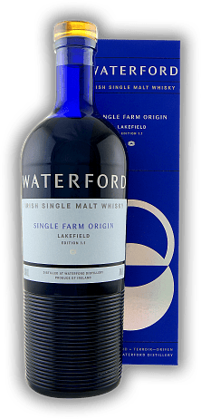 Waterford Single Farm Origin - Lakefield Edition 1.1 Waterford Single Farm Origin - Lakefield Edition 1.1 Weicher Single Malt mit Noten von Rhabarber und frisch gebackenem Apfelkuchen. Alter 17/21 - 0,7	 Liter - Vol 50%
