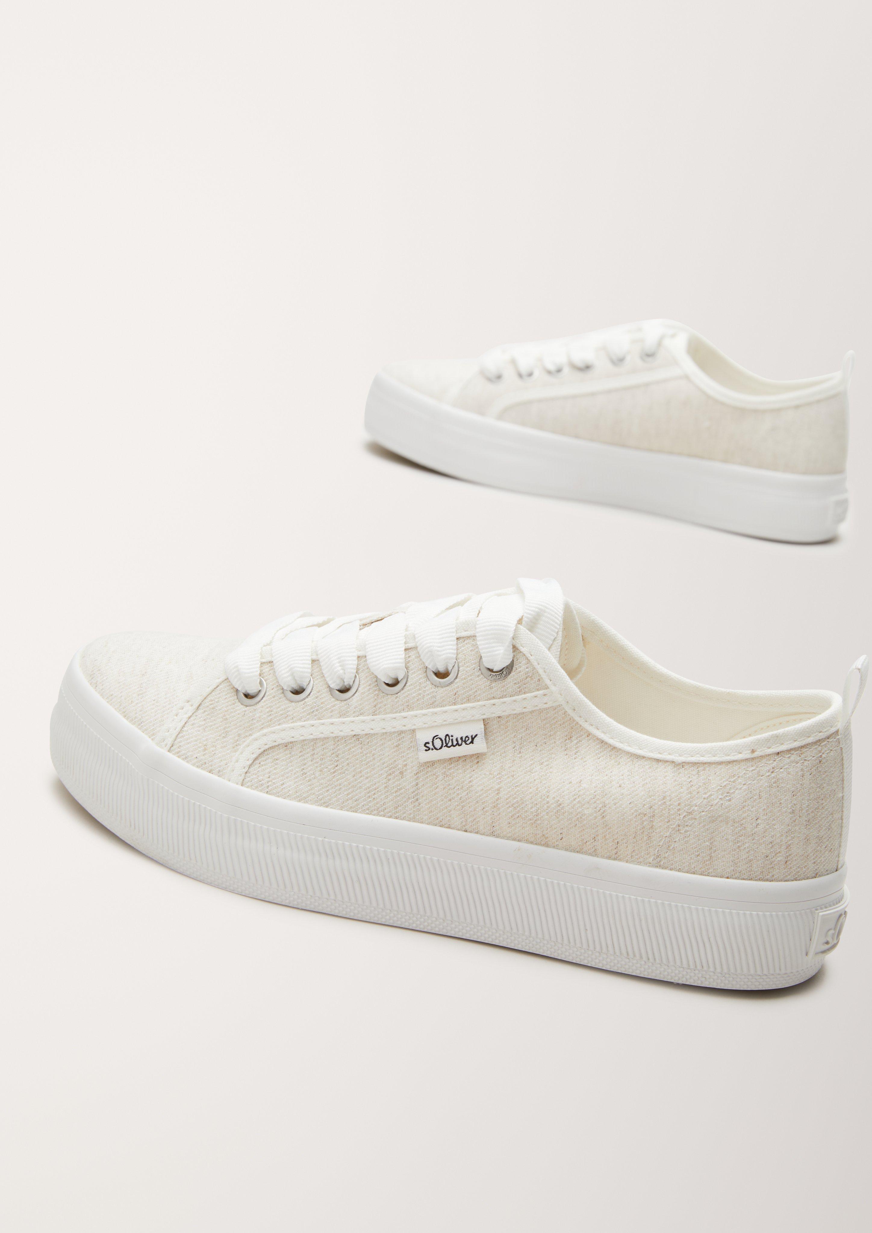 Sneaker aus Baumwolle und Leinen  6006296-422