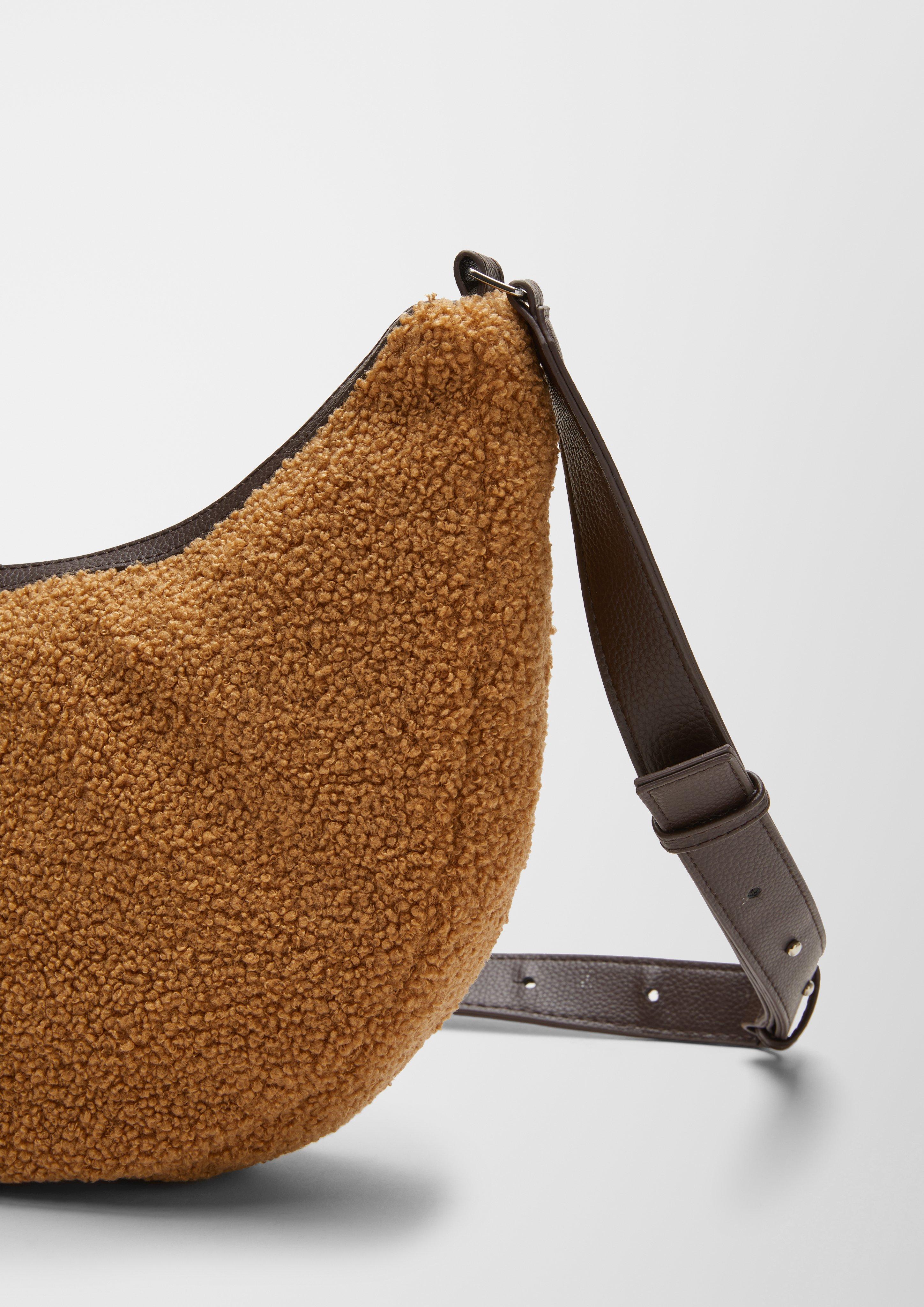 Hobo Bag aus Teddyplüsch  2120496-8469