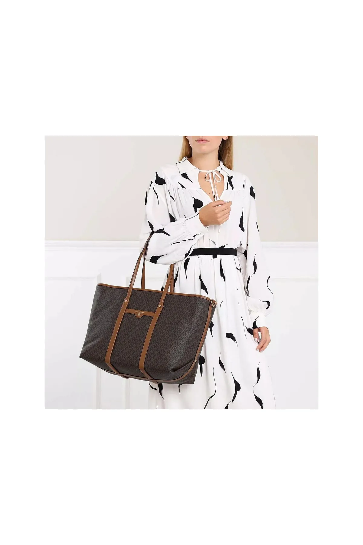 Michael Kors  Handtasche - Braun - Strukturiert