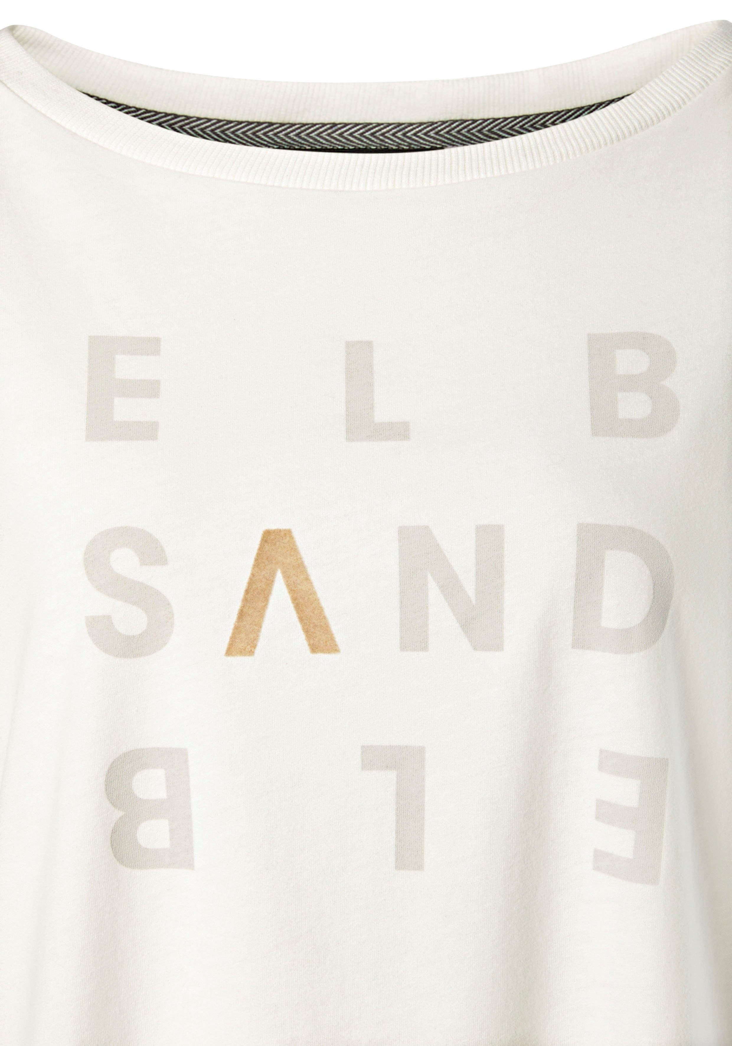 Elbsand Longsleeve Ingiara mit Logodruck vorne