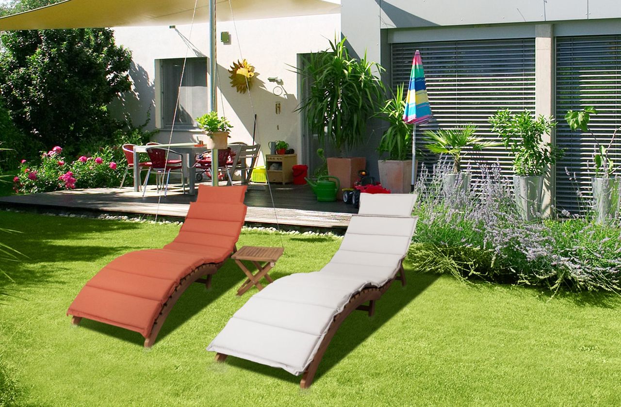 HC Garten & Freizeit Sonnenliegen Set 5tlg.