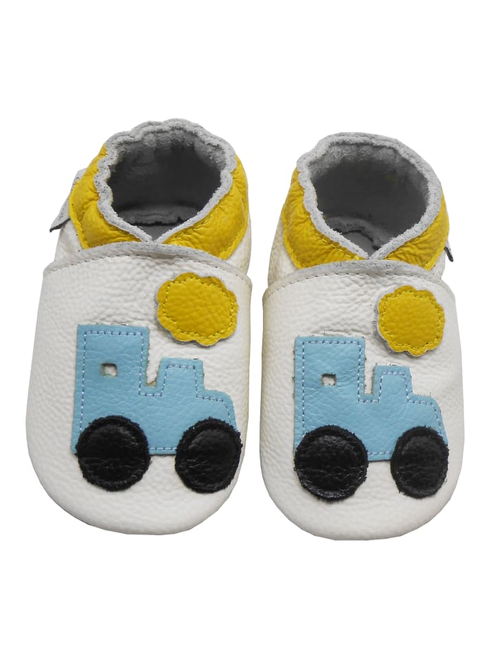 Yalion Baby Krabbelschuhe in Zug Weiß günstig kaufen