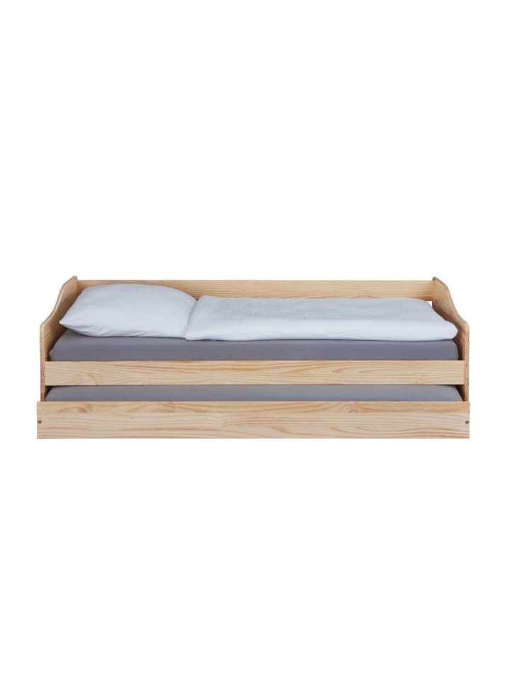 ebuy24 Bett Leonie Holz 207 x 97 cm günstig kaufen onesize