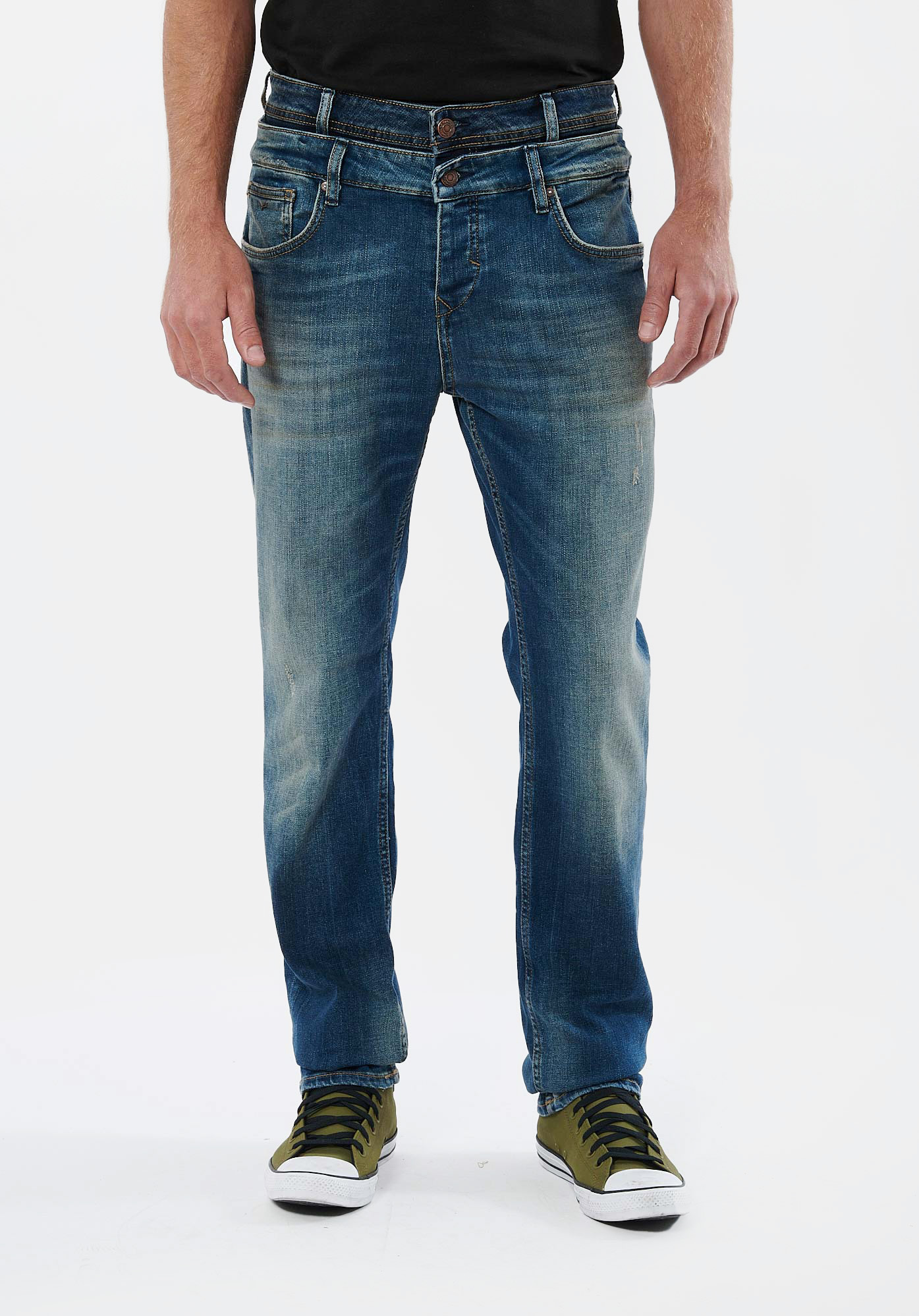 MOXY   Jean straight bleu homme