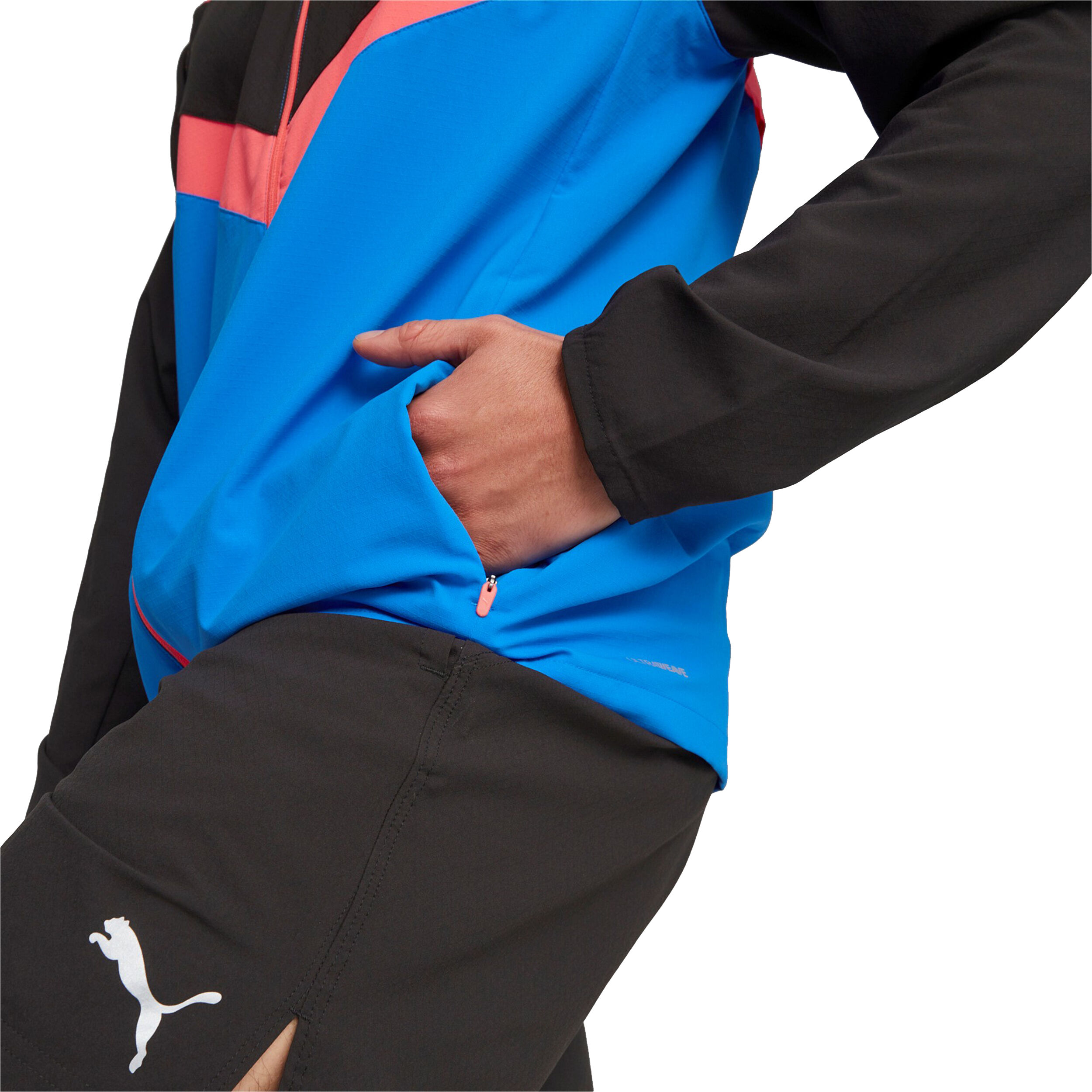 Run Ultraweave Laufjacke Herren - Schwarz, Blau