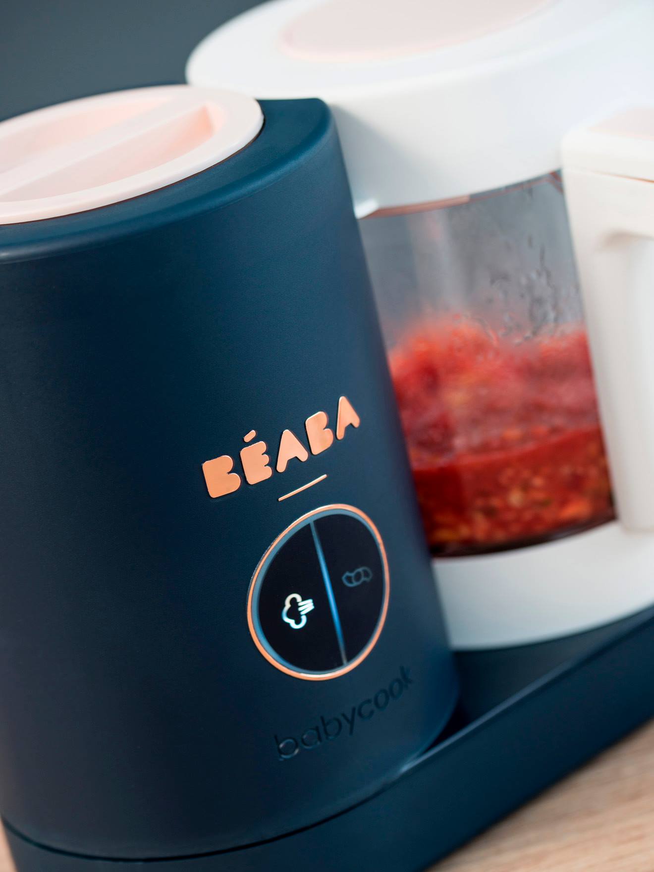 Beaba Babykostzubereiter Babycook NEO BEABA - dunkelblau/weiß