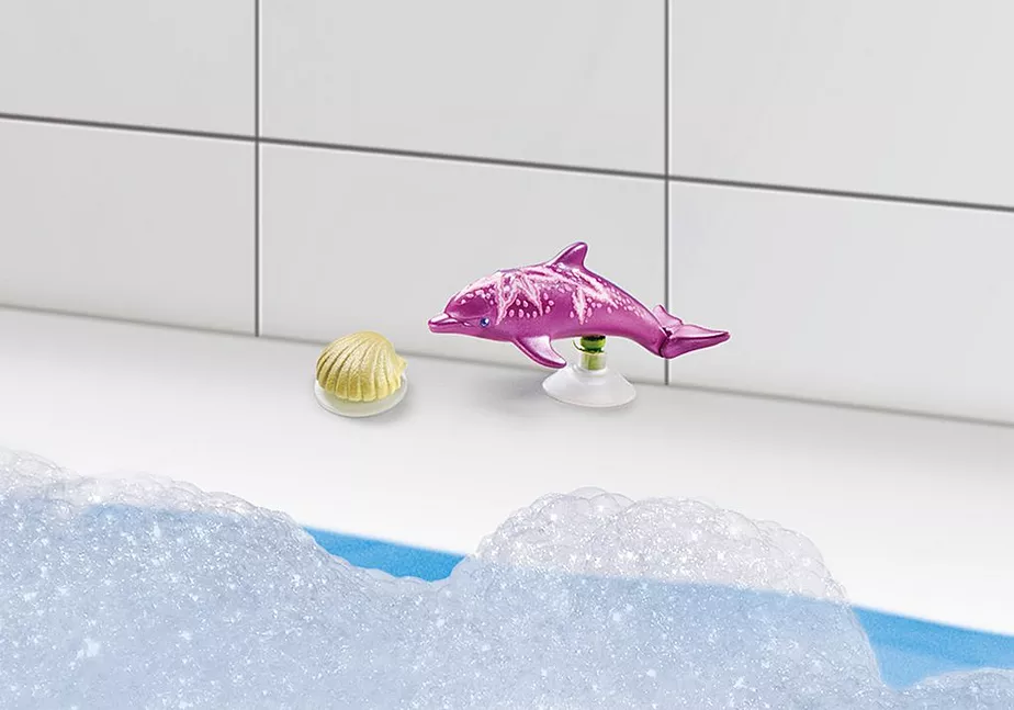 Meerjungfrau mit Delfinen