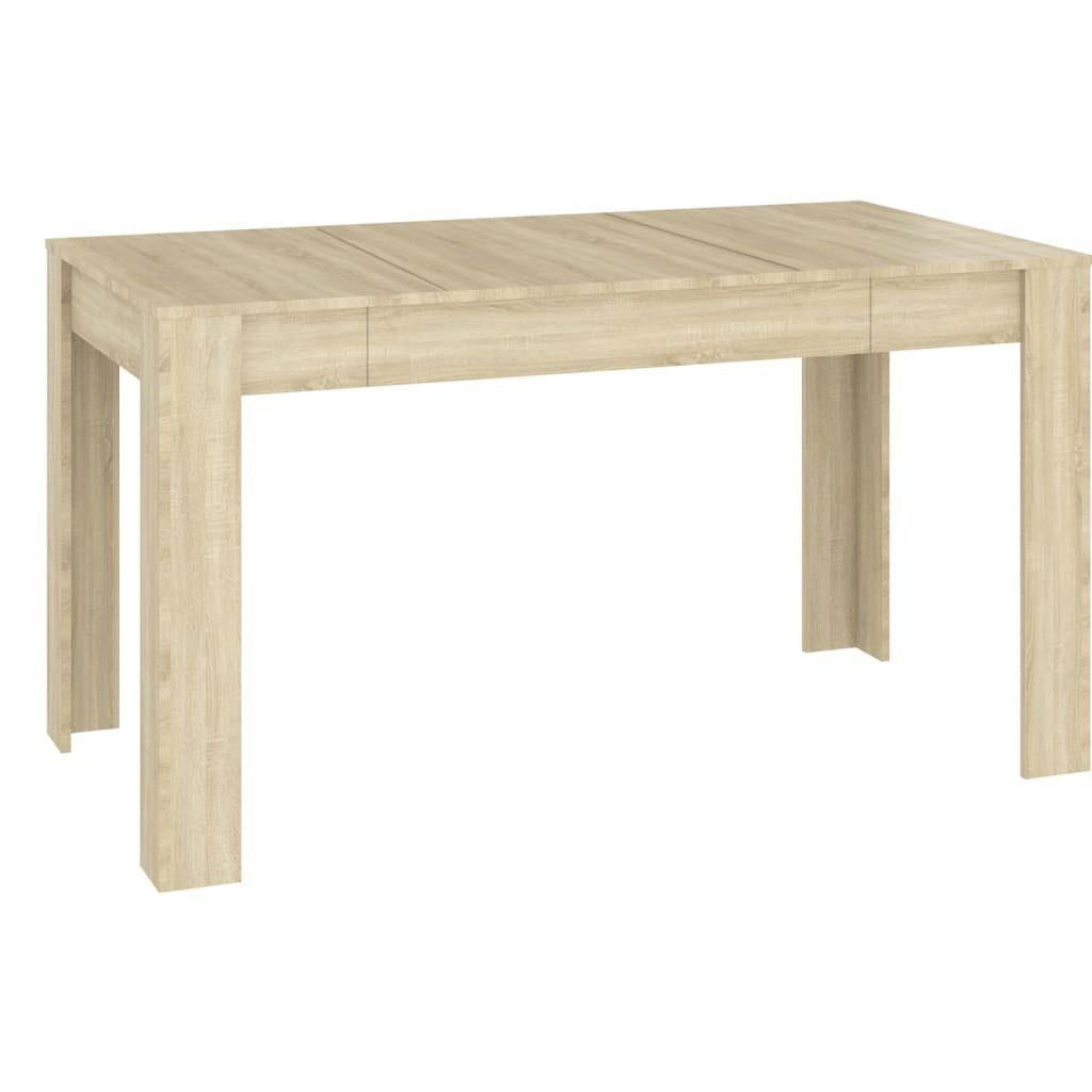 vidaXL Esstisch Esstisch Sonoma-Eiche 140x74,5x76 cm Holzwerkstoff (1-St)