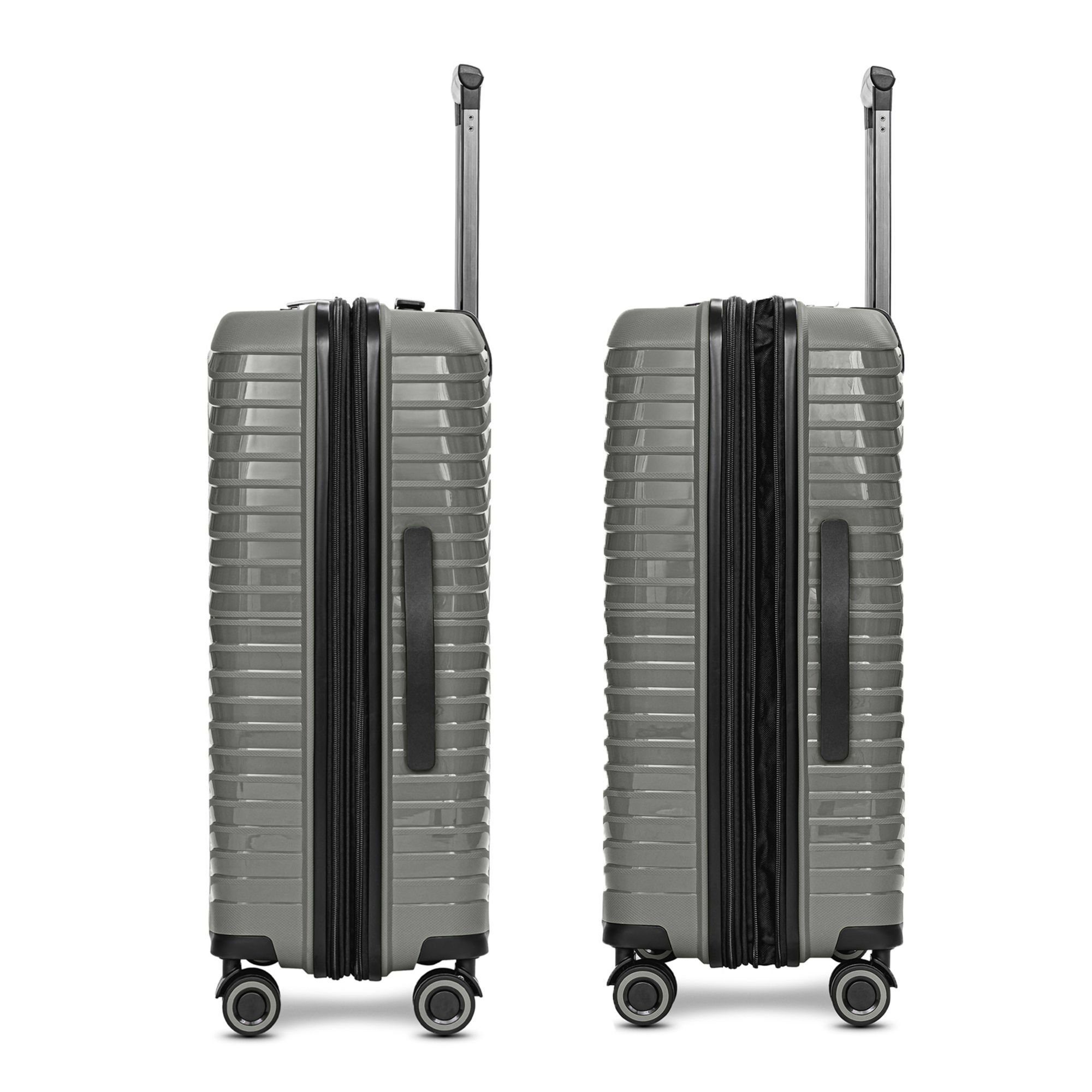 Stratic Trolleyset Shine, 4 Rollen, (3-teilig, 3 tlg), Polypropylen
