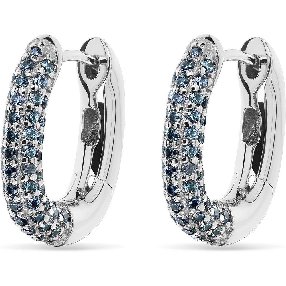 Jette Créoles 925 Argent Boucles d'oreilles