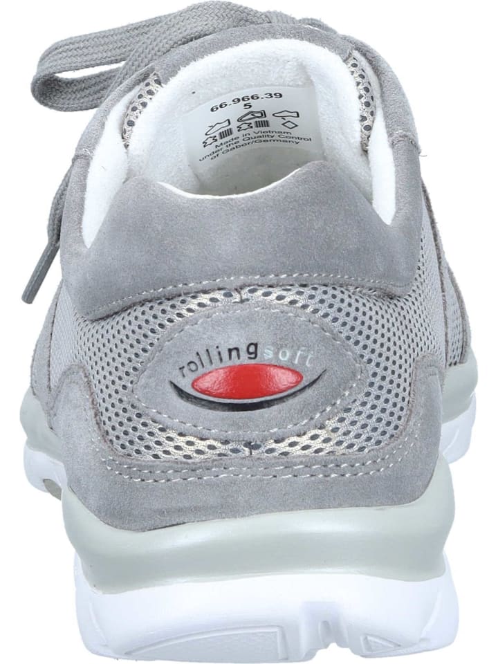 Gabor Schnürschuhe in silber günstig kaufen