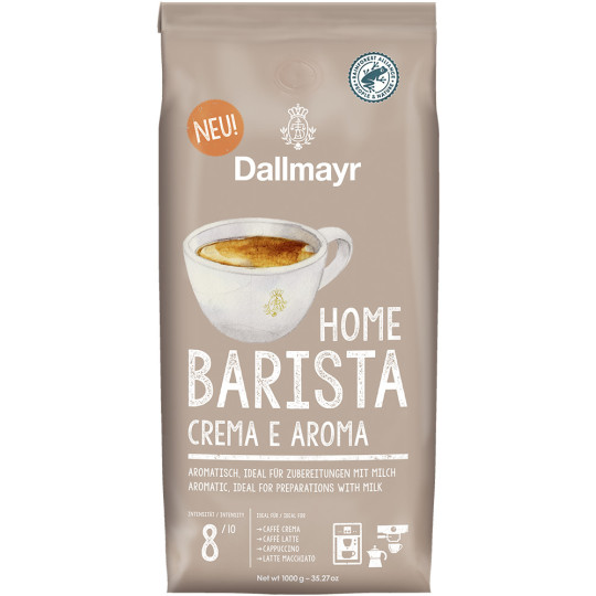 Dallmayr Home Barista Crema E Aroma ganze Bohnen 1KG