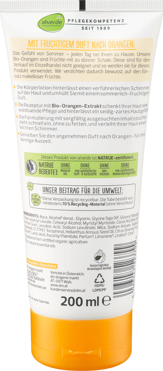 Schimmerlotion Sonnige Auszeit, 200 ml