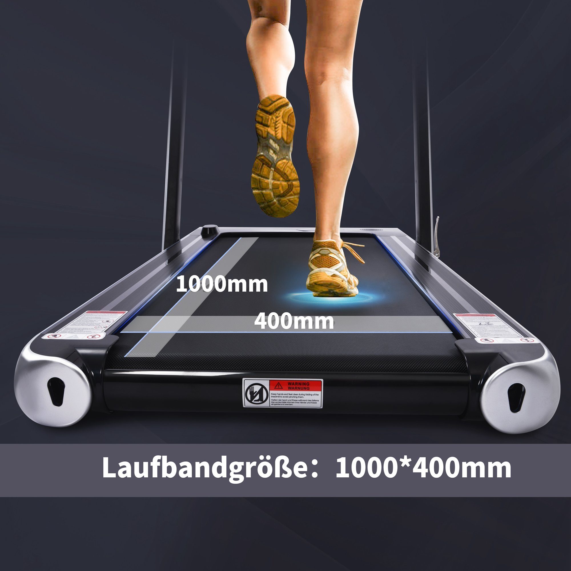 Spark Laufband Laufband/Elektrisches Faltlaufband/2,25 PS/2-in-1-Laufmaschine
