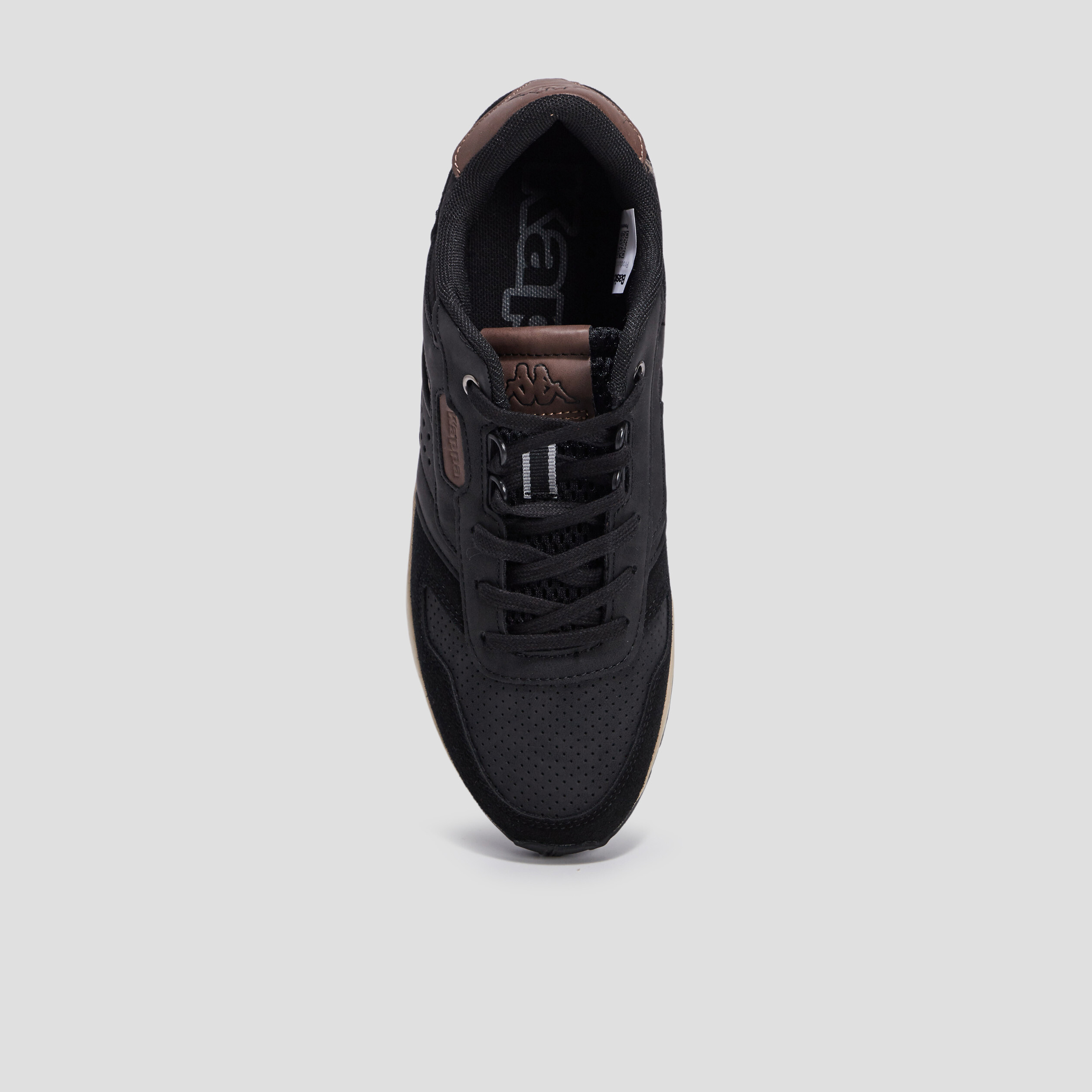 Runnings à lacets Kappa Midiano noir homme | La Halle